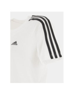 T-shirt sport crop blanc femme - Adidas