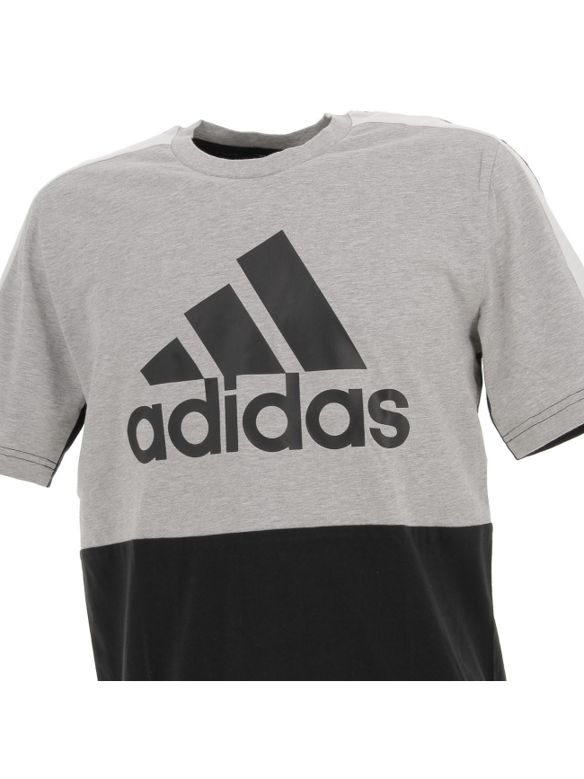 T-shirt block noir homme - Adidas