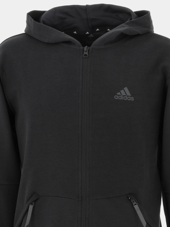 Sweat à capuche motion noir homme - Adidas