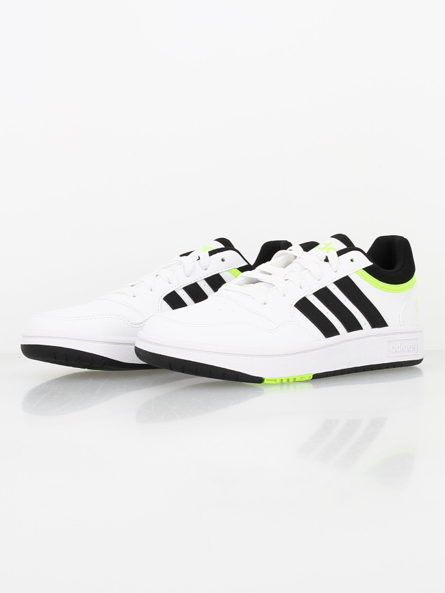 Chaussures de basketball hoops blanc enfant - Adidas