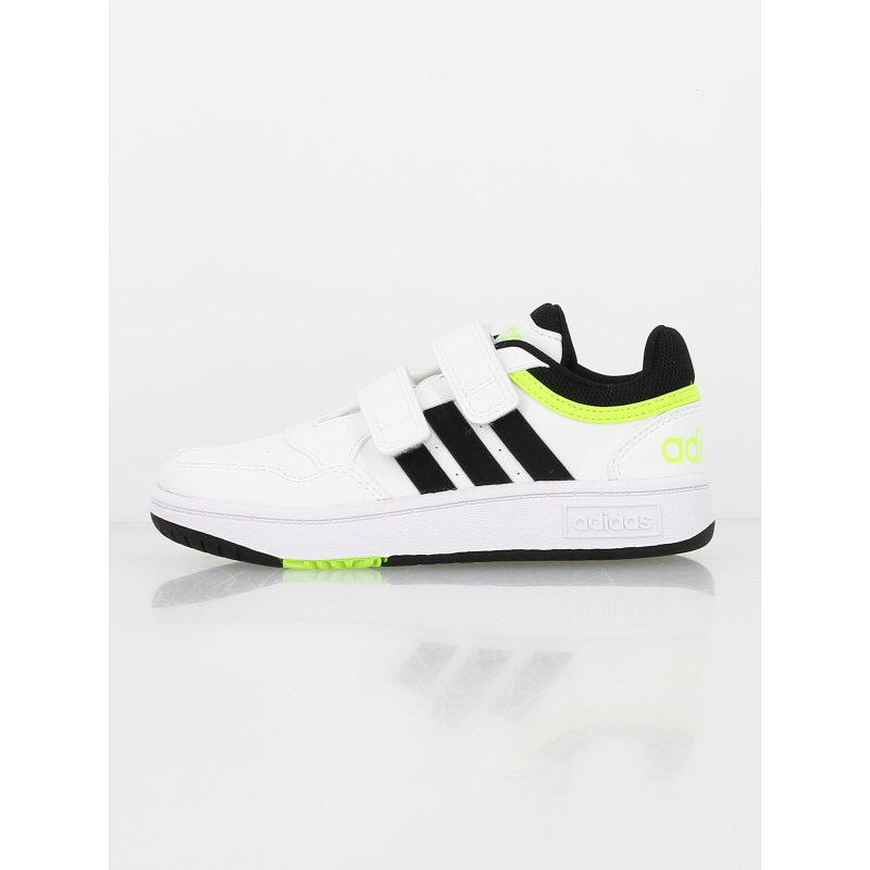 Chaussures de basketball scratch hoops blanc garçon - Adidas