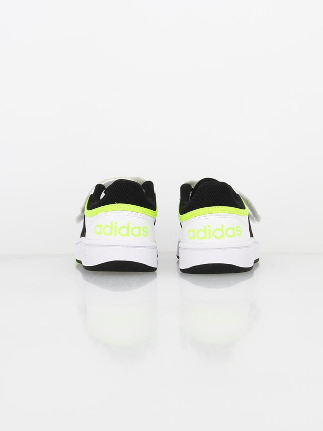 Chaussures de basketball scratch hoops blanc garçon - Adidas