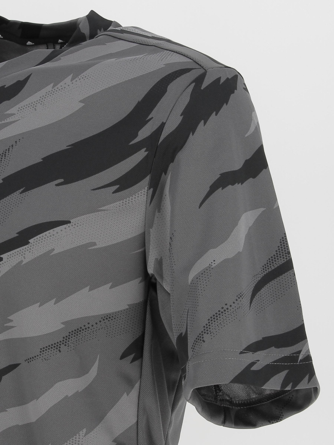 T-shirt de sport camouflage gris homme - Adidas