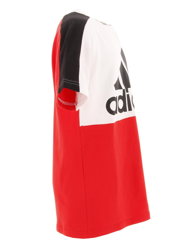 T-shirt sport logo rouge enfant - Adidas