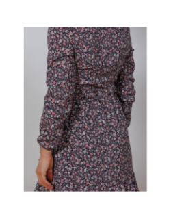 Robe portefeuille floral rose femme - Only