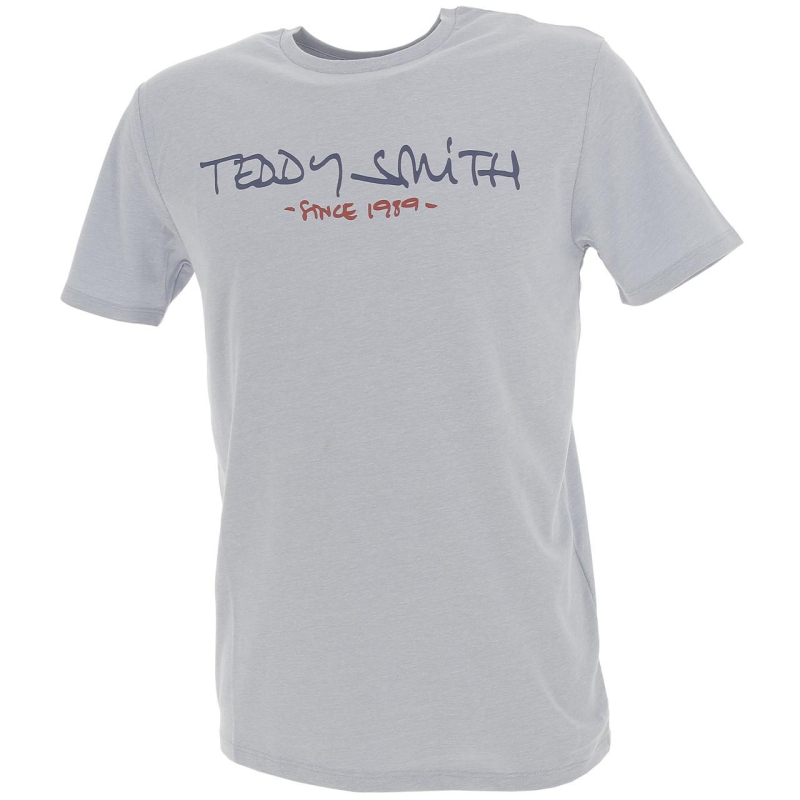 T-shirt ticlass basic bleu clair homme - Teddy Smith