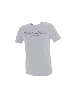 T-shirt ticlass basic bleu clair homme - Teddy Smith