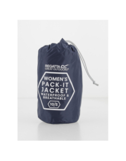 Veste imperméable pack it III bleu marine femme - Regatta