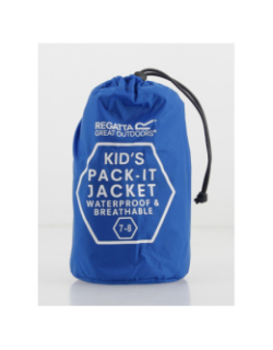 Veste imperméable pack it III jkt bleu garçon - Regatta