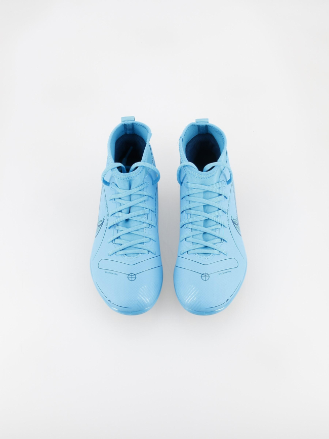 Chaussures de football superfly 8 bleu enfant - Nike