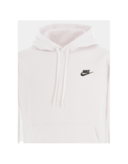 Sweat à capuche nsw club blanc homme - Nike