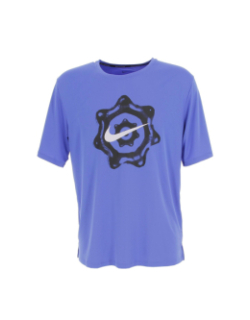 T-shirt de running miler bleu homme - Nike