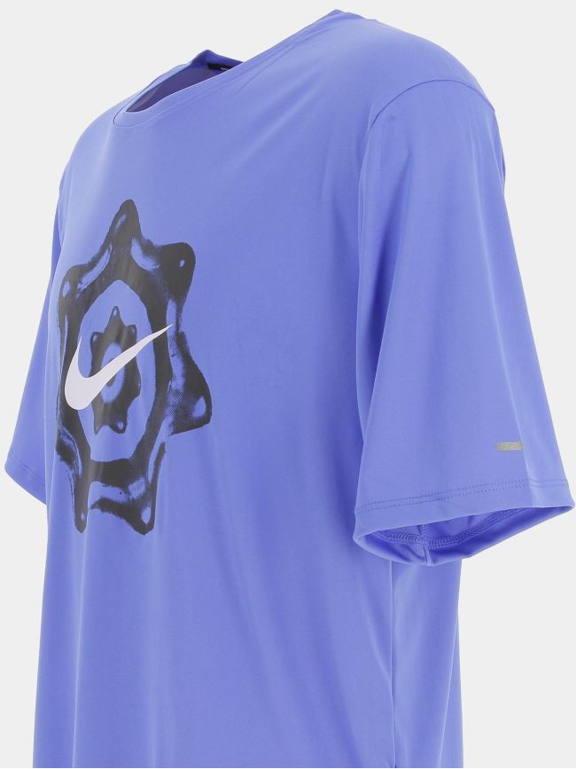 T-shirt de running miler bleu homme - Nike
