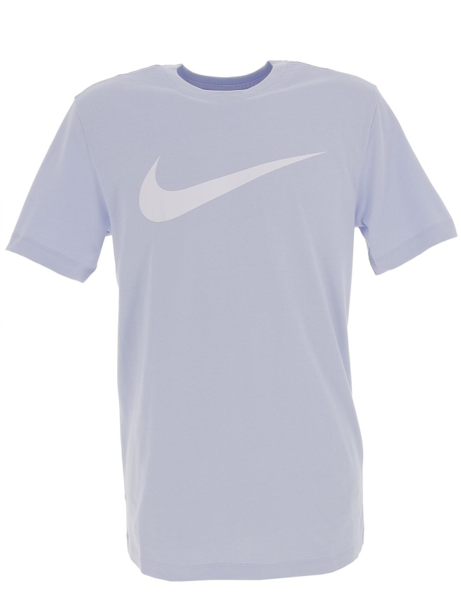 T-shirt sport icon swoosh violet homme - Nike