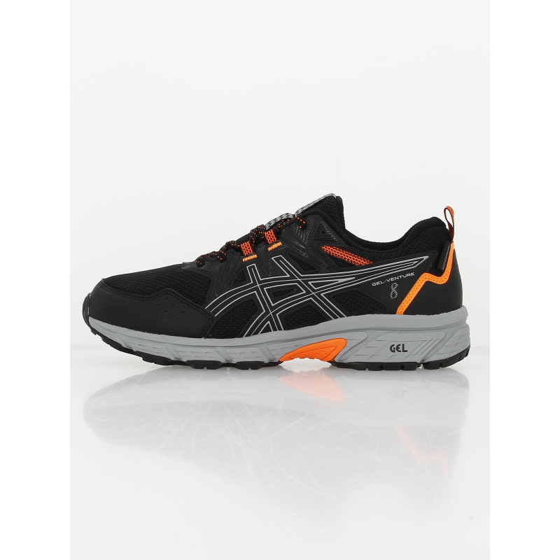 Chaussures de trail gel venture 8 noir orange homme - Asics