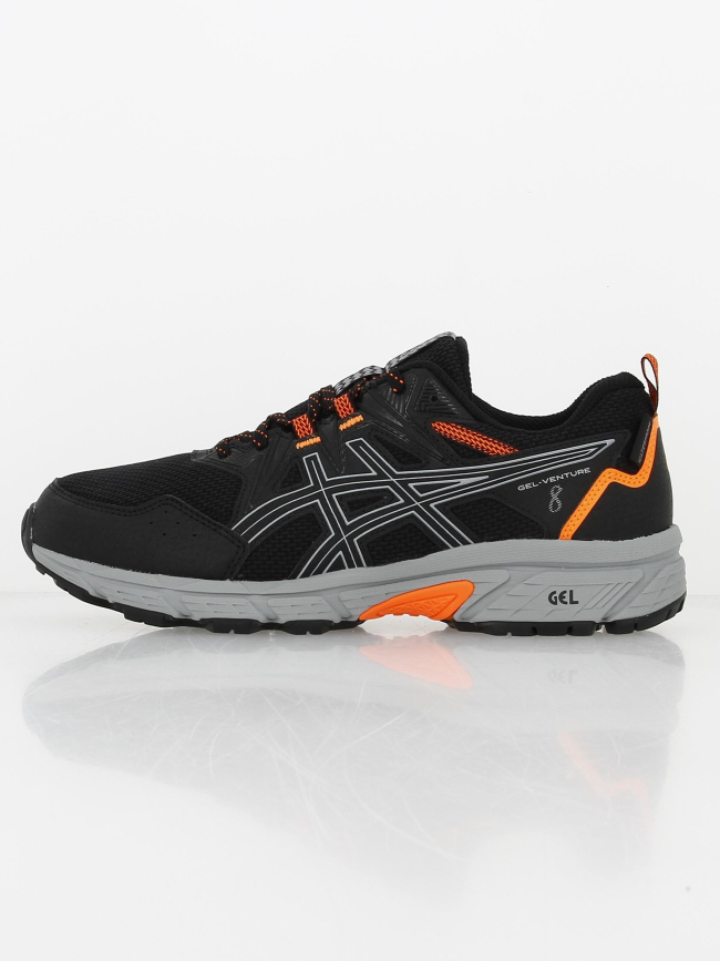 Chaussures de trail gel venture 8 noir orange homme - Asics