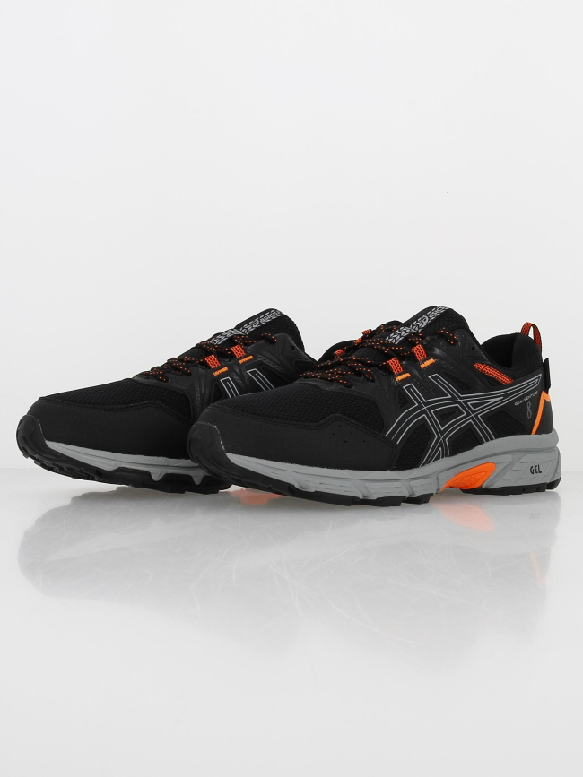 Chaussures de trail gel venture 8 noir orange homme - Asics