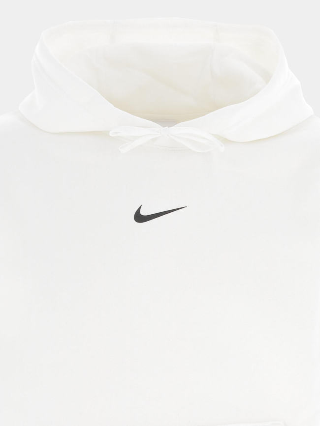 Sweat à capuche repeat logo blanc homme - Nike