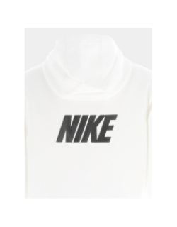 Sweat à capuche repeat logo blanc homme - Nike