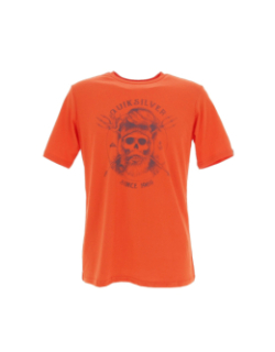 T-shirt no angel flaxton youth rouge garçon - Quiksilver