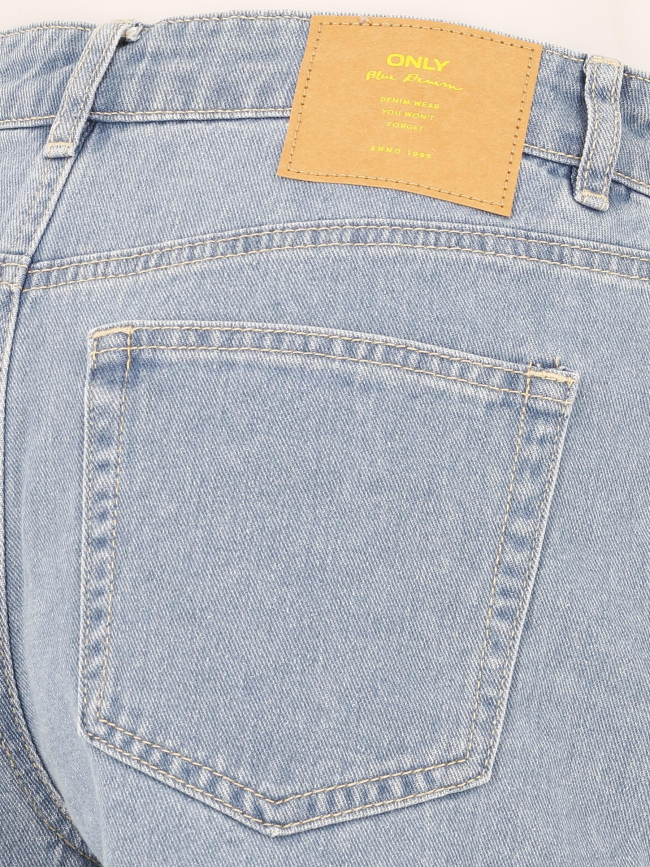 Short denim josefine life bleu femme - Only