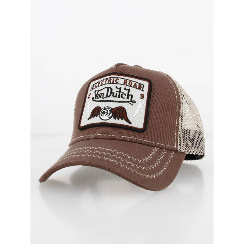 Casquette road marron homme - Von Dutch