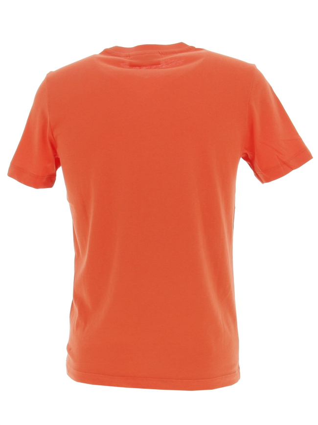 T-shirt bicolore orange et noir homme - Sergio Tacchini