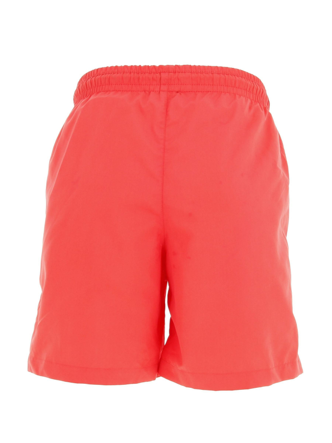 Short de bain uni logo orange homme - Tbs