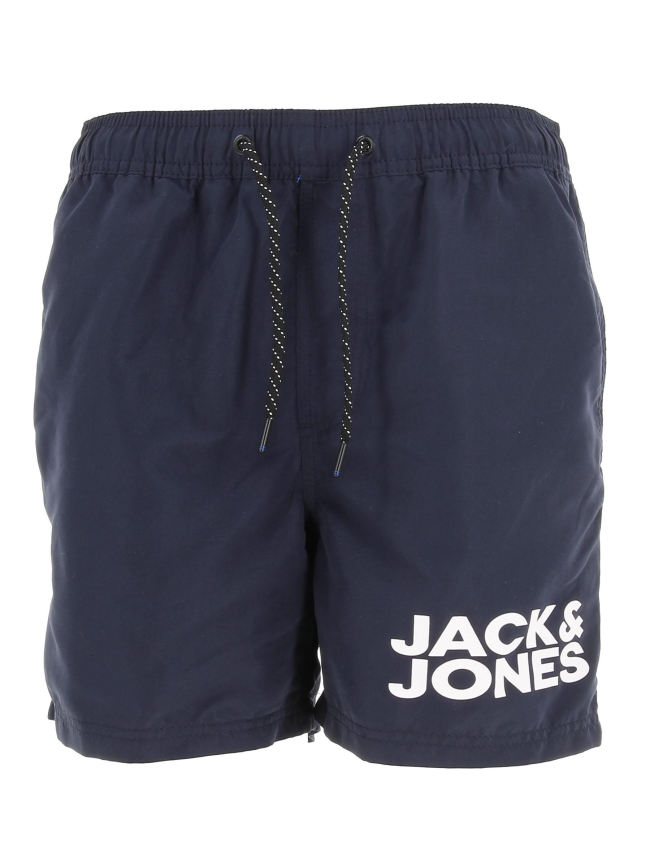 Short de bain logo floqué bleu marine homme - Jack & Jones