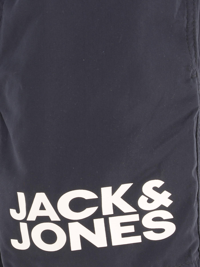 Short de bain logo floqué bleu marine homme - Jack & Jones