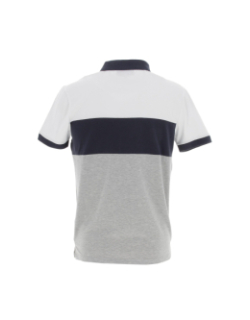 Polo calder gris bleu et blanc homme - Redskins