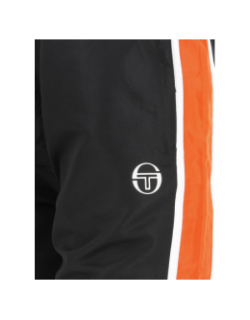 Short de fitness orange et noir homme - Sergio Tacchini