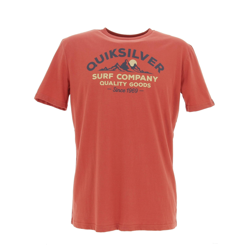 T-shirt escape timing flaxton rouge homme - Quiksilver