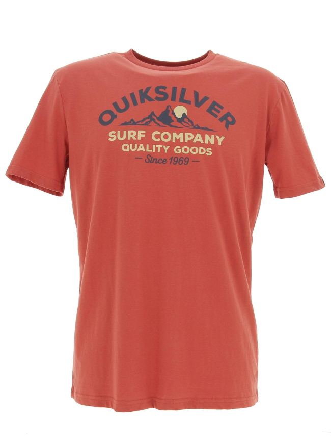 T-shirt escape timing flaxton rouge homme - Quiksilver