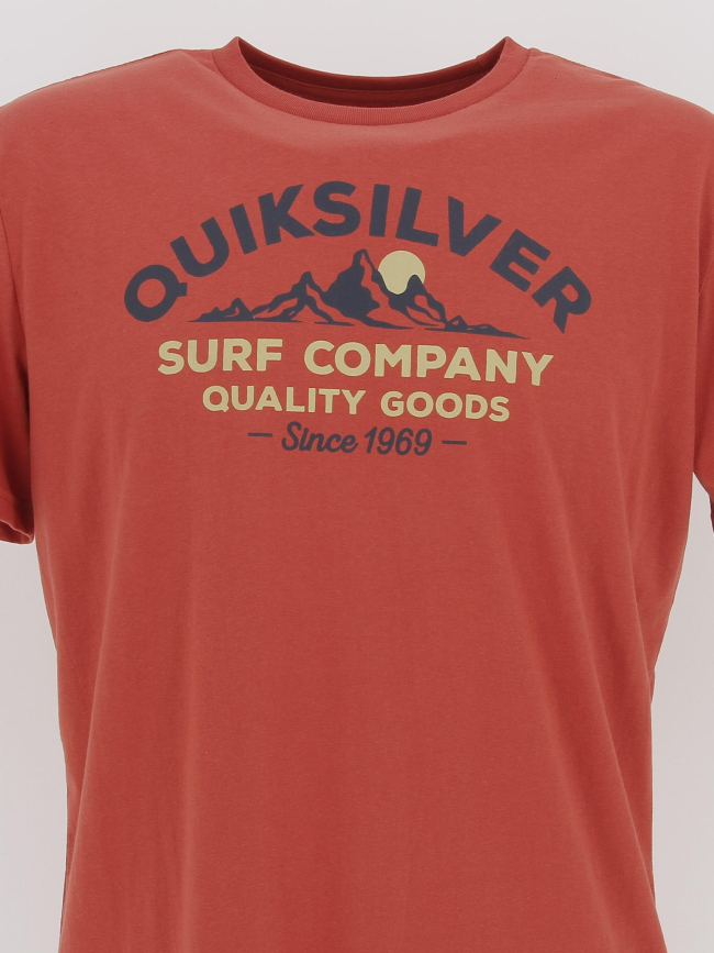 T-shirt escape timing flaxton rouge homme - Quiksilver