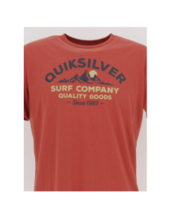 T-shirt escape timing flaxton rouge homme - Quiksilver