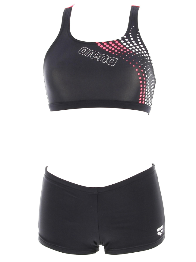 Maillot de bain 2 pièces vibracy noir femme - Arena