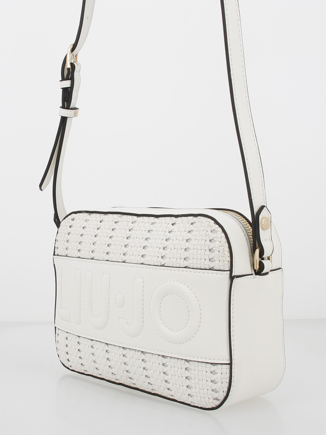 Sac à bandoulière tissé lucente blanc femme - Liu Jo