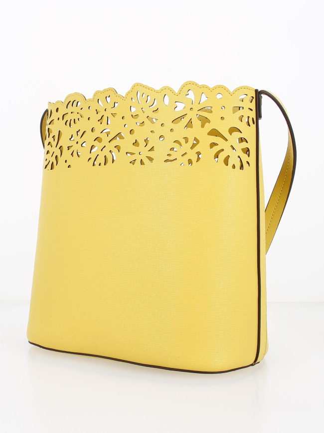 Sac seau ajouré 2 en 1 jaune femme - Liu Jo