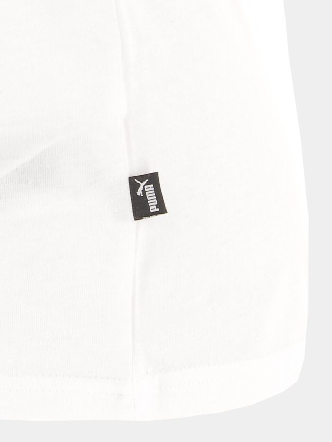 T-shirt logo blanc femme - Puma