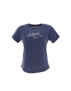 T-shirt evening signature bleu marine femme - Quiksilver
