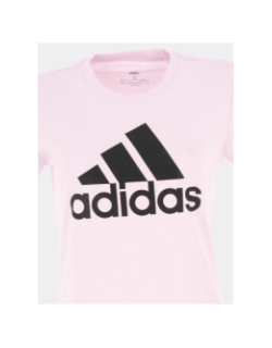 T-shirt de sport logo rose femme - Adidas