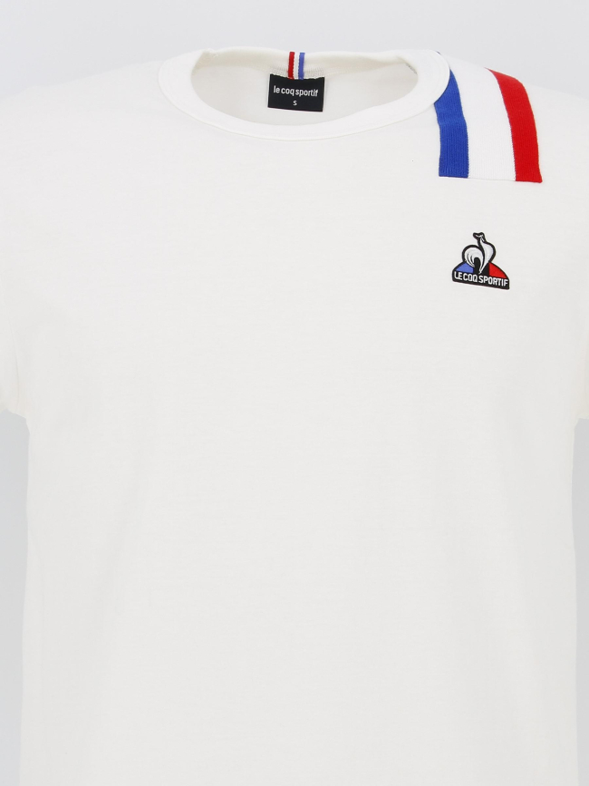 T-shirt bandeau blanc homme - Le Coq Sportif