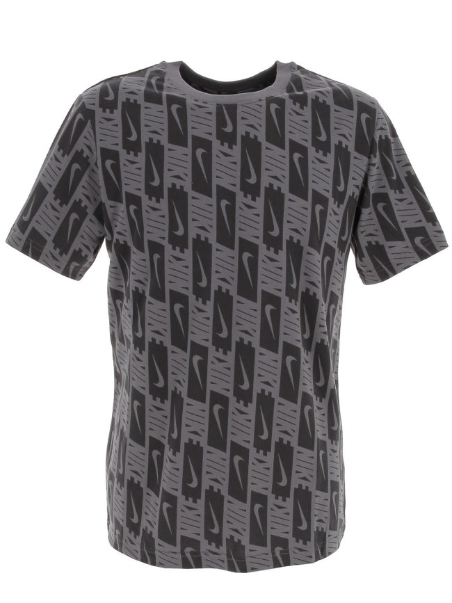 T-shirt repeat logo gris homme - Nike
