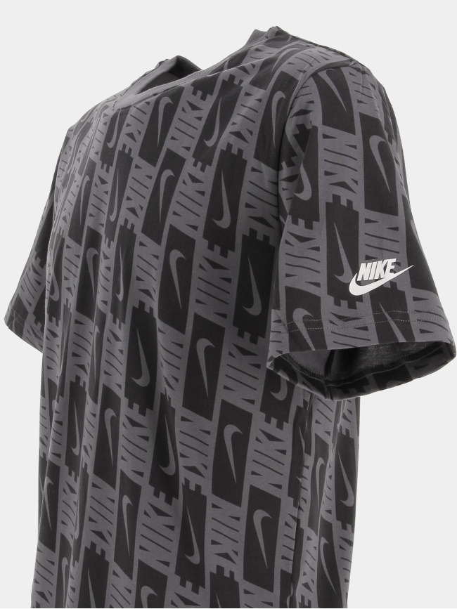 T-shirt repeat logo gris homme - Nike