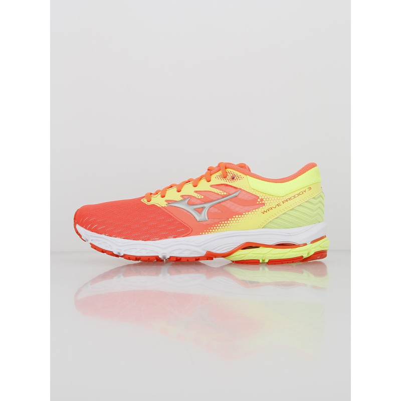 Chaussures running wave prodigy orange femme - Mizuno