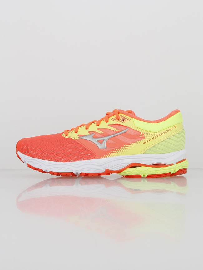 Chaussures running wave prodigy orange femme - Mizuno