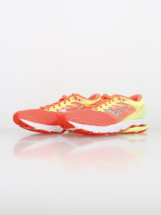 Chaussures running wave prodigy orange femme - Mizuno