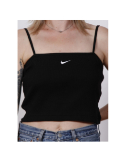 Débardeur crop nsw essential noir femme - Nike