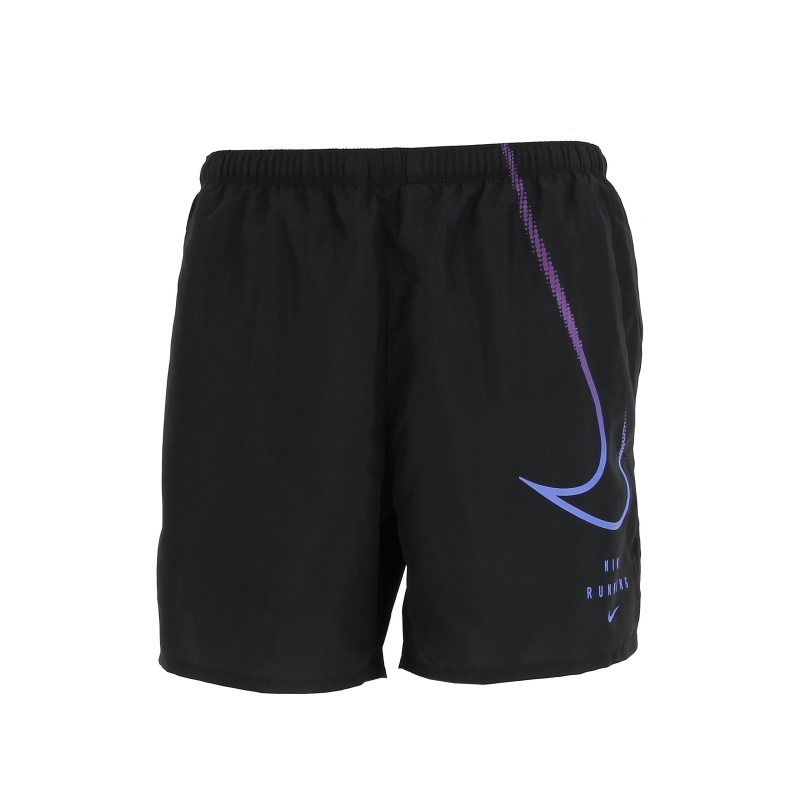 Short de running challenger 5bf noir homme - Nike